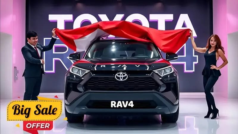 Toyota RAV4 2025, Toyota RAV4 Price, Toyota RAV4 Sleek Design, Toyota RAV4 725cc Engine, Toyota RAV4 44 kmpl Mileage, Toyota RAV4 Latest Model, Toyota RAV4 SUV Features, Toyota RAV4 Online Booking
